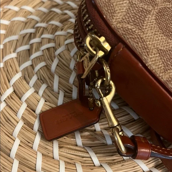 Coach Brown Leather Interior Bag